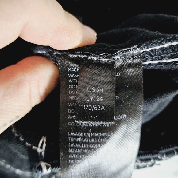 UO URBAN OUTFITTERS | high waist cargo wide leg relaxed skate jeans - Picture 9 of 12